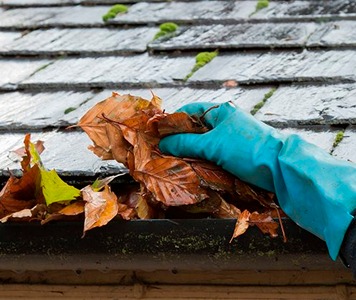 Desobstrução e limpeza de calhas